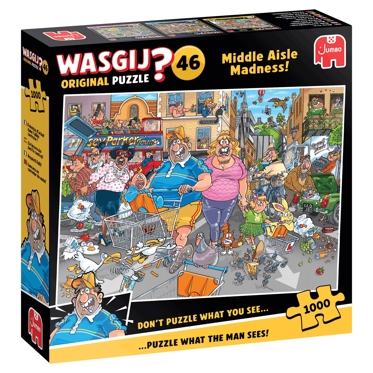 Wasgij Original 46 Middle Aisle Madness 1000 Piece Jigsaw Puzzle