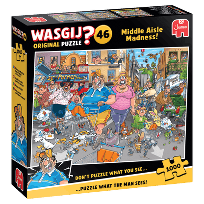 Wasgij Original 46 Middle Aisle Madness 1000 Piece Jigsaw Puzzle