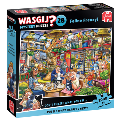 Wasgij Mystery 28 Feline Frenzy 1000 Piece Jigsaw Puzzle