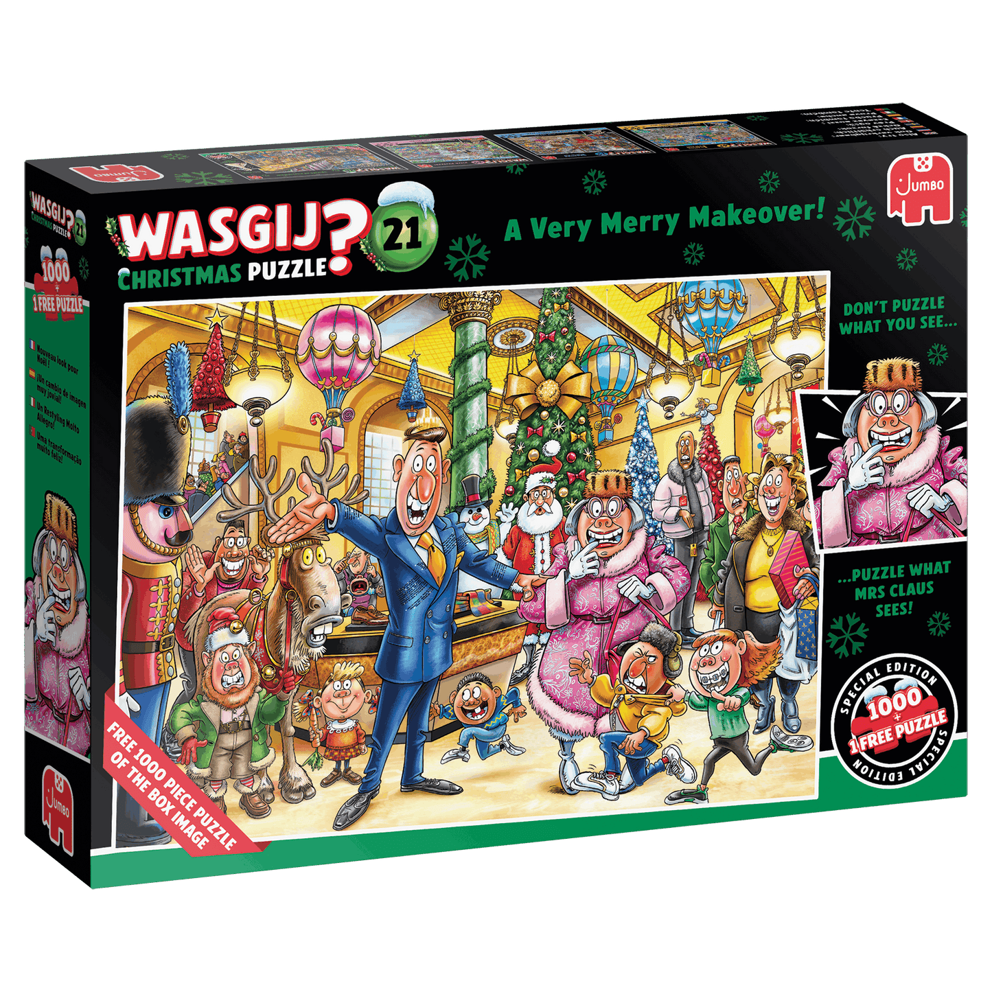 Wasgij Christmas 21 A Very Merry Makeover 1000 Piece Jigsaw Puzzle