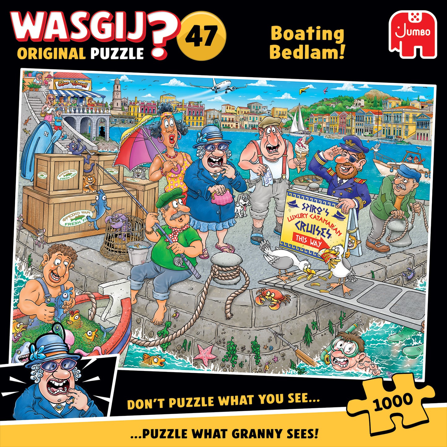PRE-ORDER Wasgij Original 47 Boating Bedlam 1000 Piece Jigsaw Puzzle