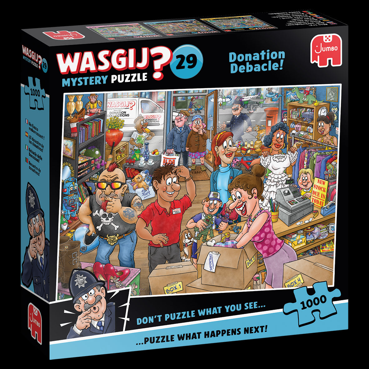 PRE-ORDER Wasgij Mystery 29 Donation Debacle 1000 Piece Jigsaw Puzzle