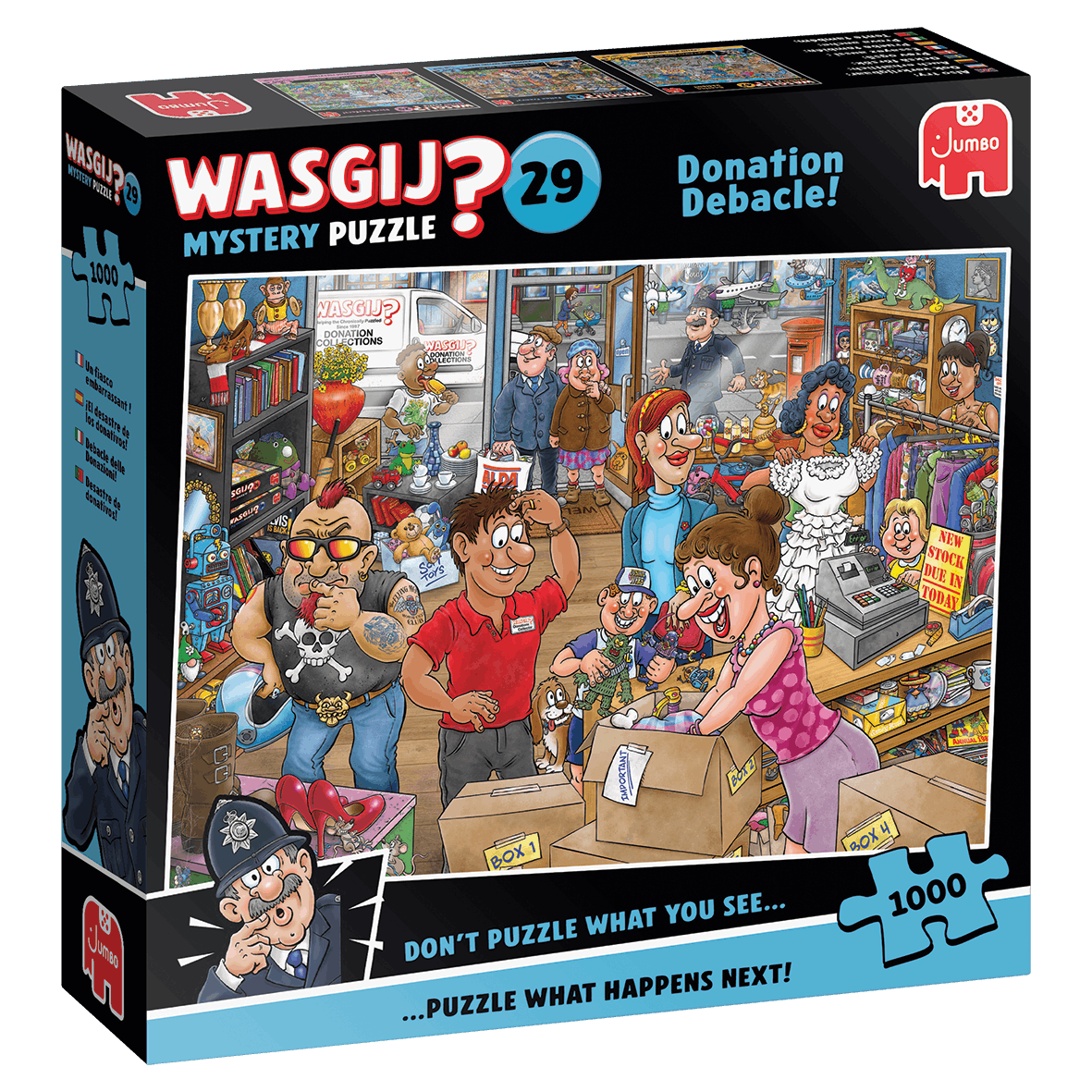 Wasgij Mystery 29 Donation Debacle 1000 Piece Jigsaw Puzzle