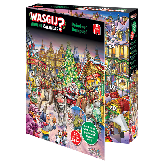 Wasgij Advent Calendar 2025 Reindeer Rumpus!