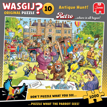 Wasgij Retro Original 10 Antique Hunt 1000 Piece Jigsaw Puzzle