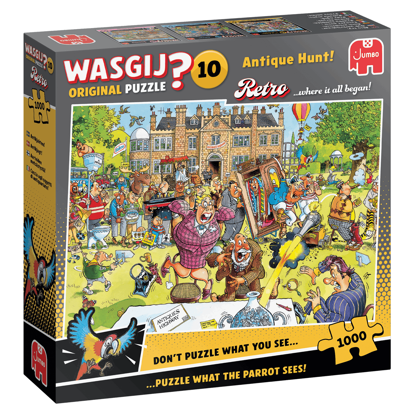 Wasgij Retro Original 10 Antique Hunt 1000 Piece Jigsaw Puzzle