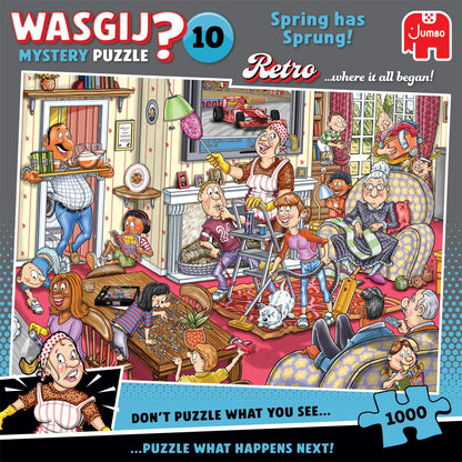 Wasgij Retro Mystery 10 Spring Has Sprung 1000 Piece Jigsaw Puzzle