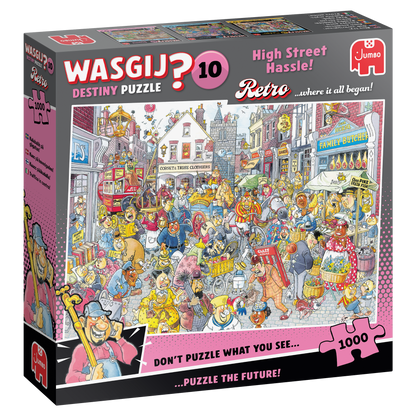PRE-ORDER Wasgij Retro Destiny 10 High Street Hassle 1000 Piece Jigsaw Puzzle