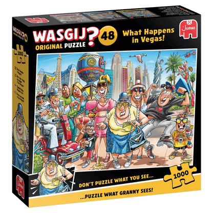 Wasgij Original 48 What Happens in Vegas 1000 Piece Jigsaw Puzzle