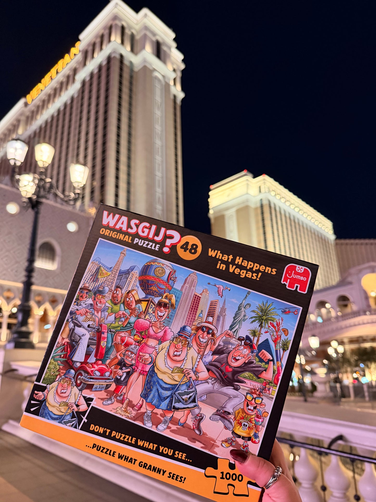 Wasgij Original 48 What Happens in Vegas 1000 Piece Jigsaw Puzzle