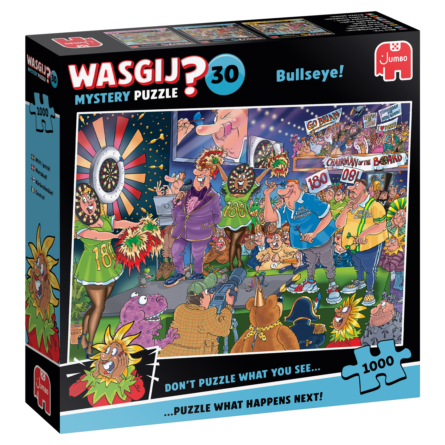 PRE-ORDER Wasgij Mystery 30 Bullseye 1000 Piece Jigsaw Puzzle