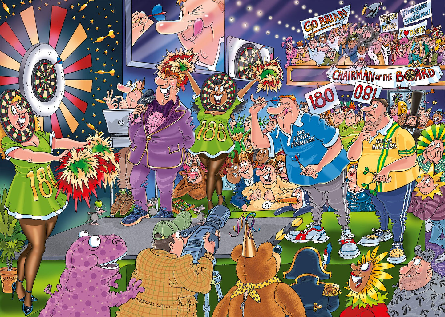 Wasgij Mystery 30 Bullseye 1000 Piece Jigsaw Puzzle