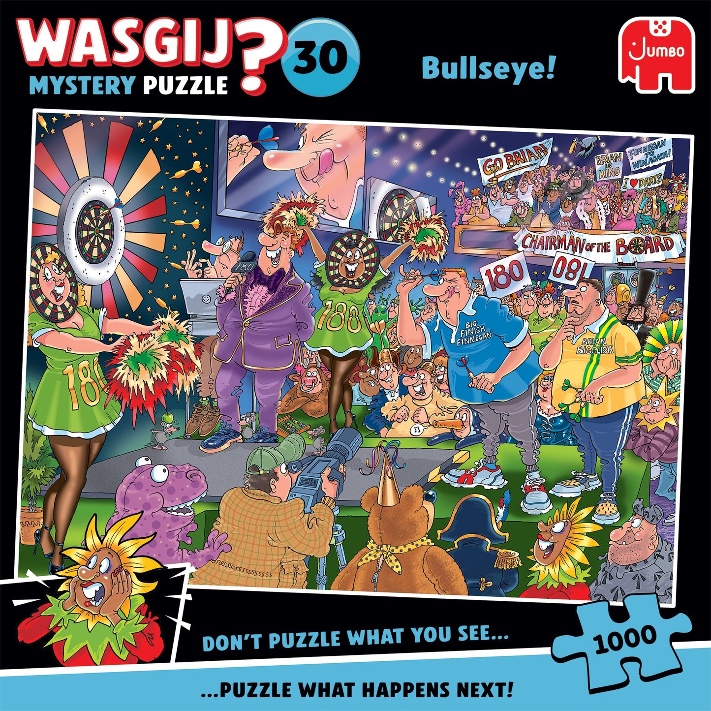 Wasgij Mystery 30 Bullseye 1000 Piece Jigsaw Puzzle