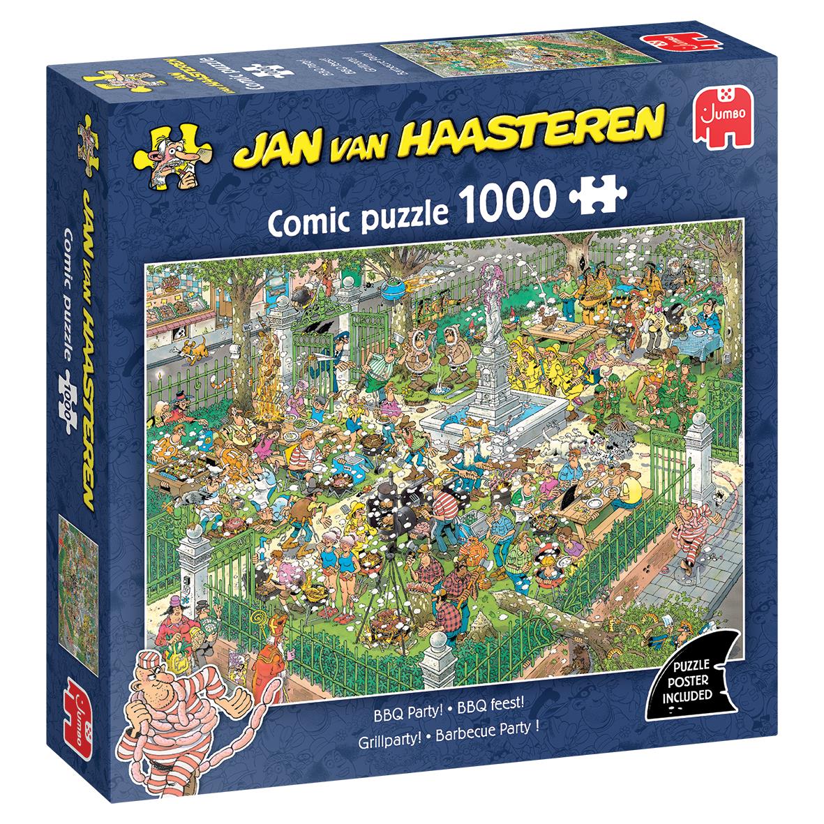 PRE-ORDER Jan Van Haasteren BBQ Party 1000 Piece Jigsaw