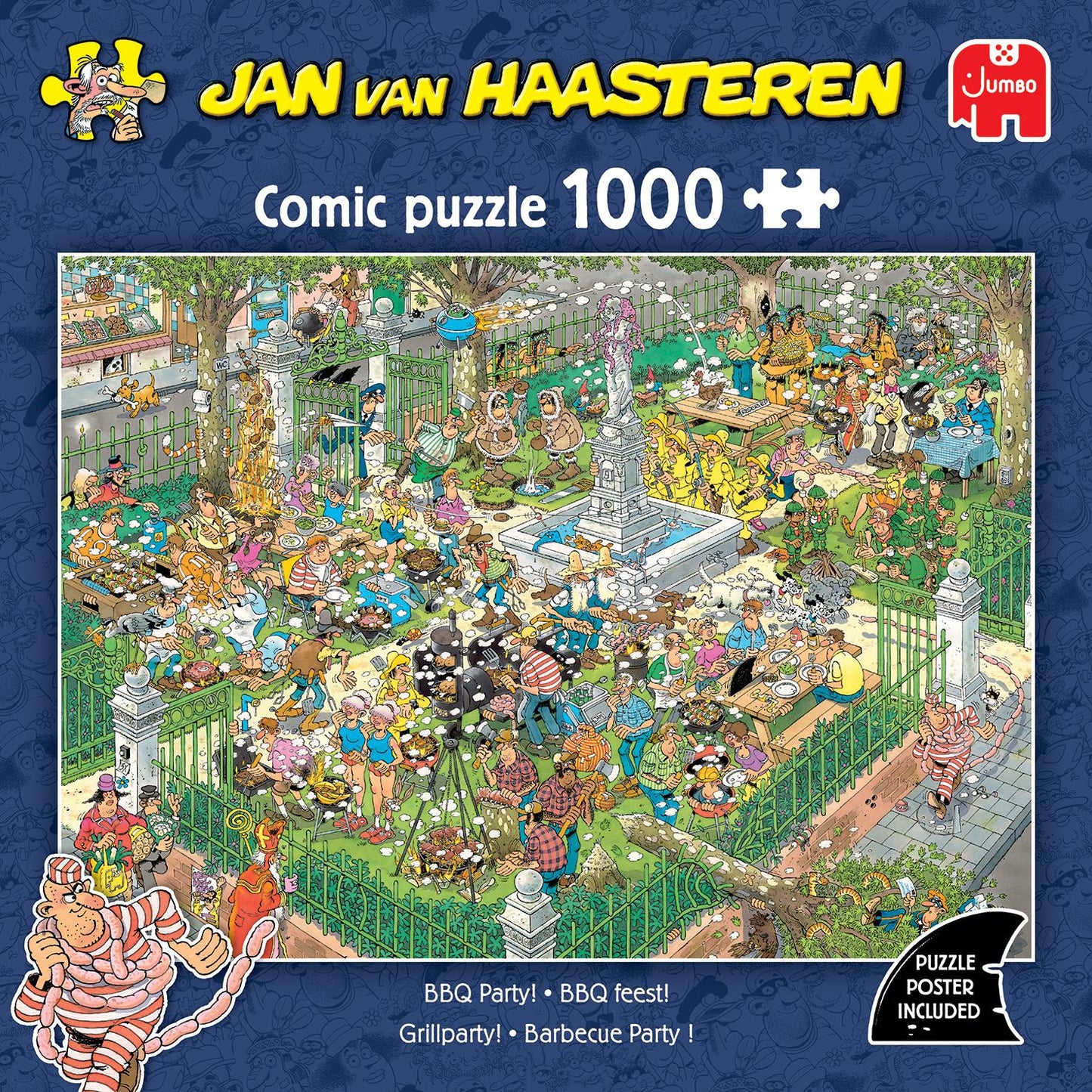 PRE-ORDER Jan Van Haasteren BBQ Party 1000 Piece Jigsaw