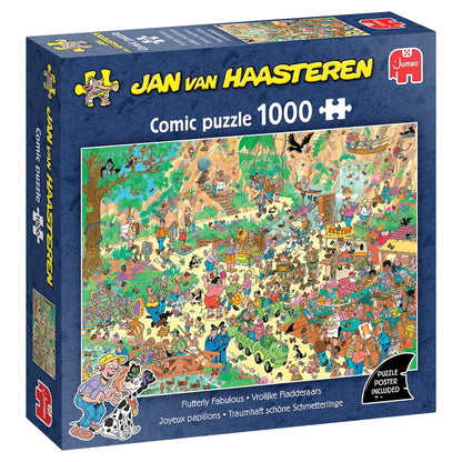 PRE-ORDER Jan Van Haasteren Flutterly Fabulous 1000 Piece Jigsaw