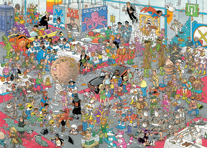 Jan van Haasteren Give us Some Space & All Dressed Up 2 x 1000 Piece Jigsaw Puzzle Set