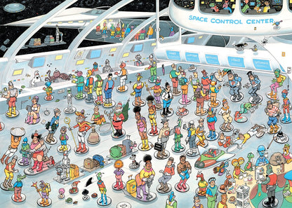 Jan van Haasteren Give us Some Space & All Dressed Up 2 x 1000 Piece Jigsaw Puzzle Set