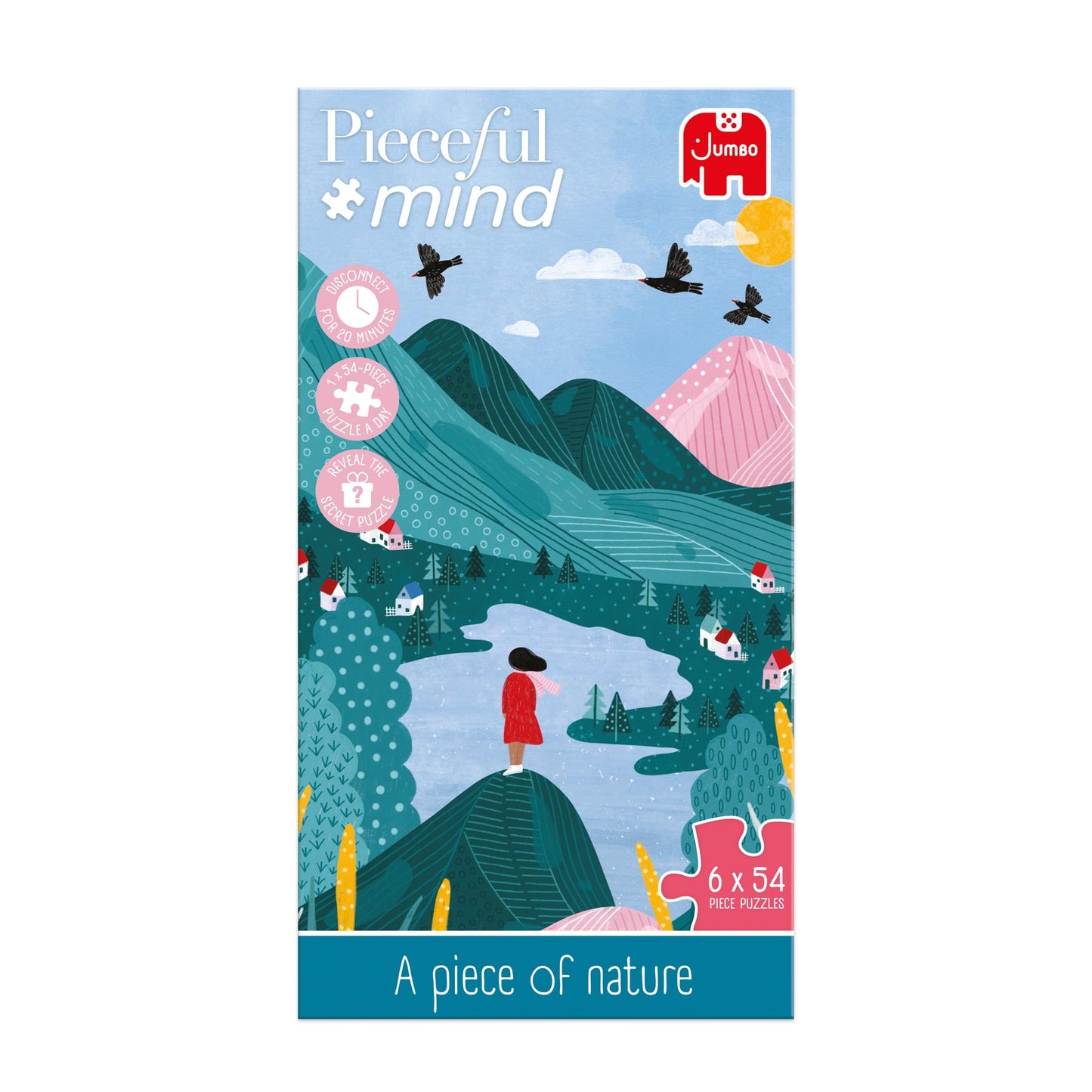 Pieceful Mind - A piece of Nature Jigsaw Set (7 x 54 Piece  Puzzles)