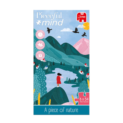 Pieceful Mind - A piece of Nature Jigsaw Set (7 x 54 Piece  Puzzles)