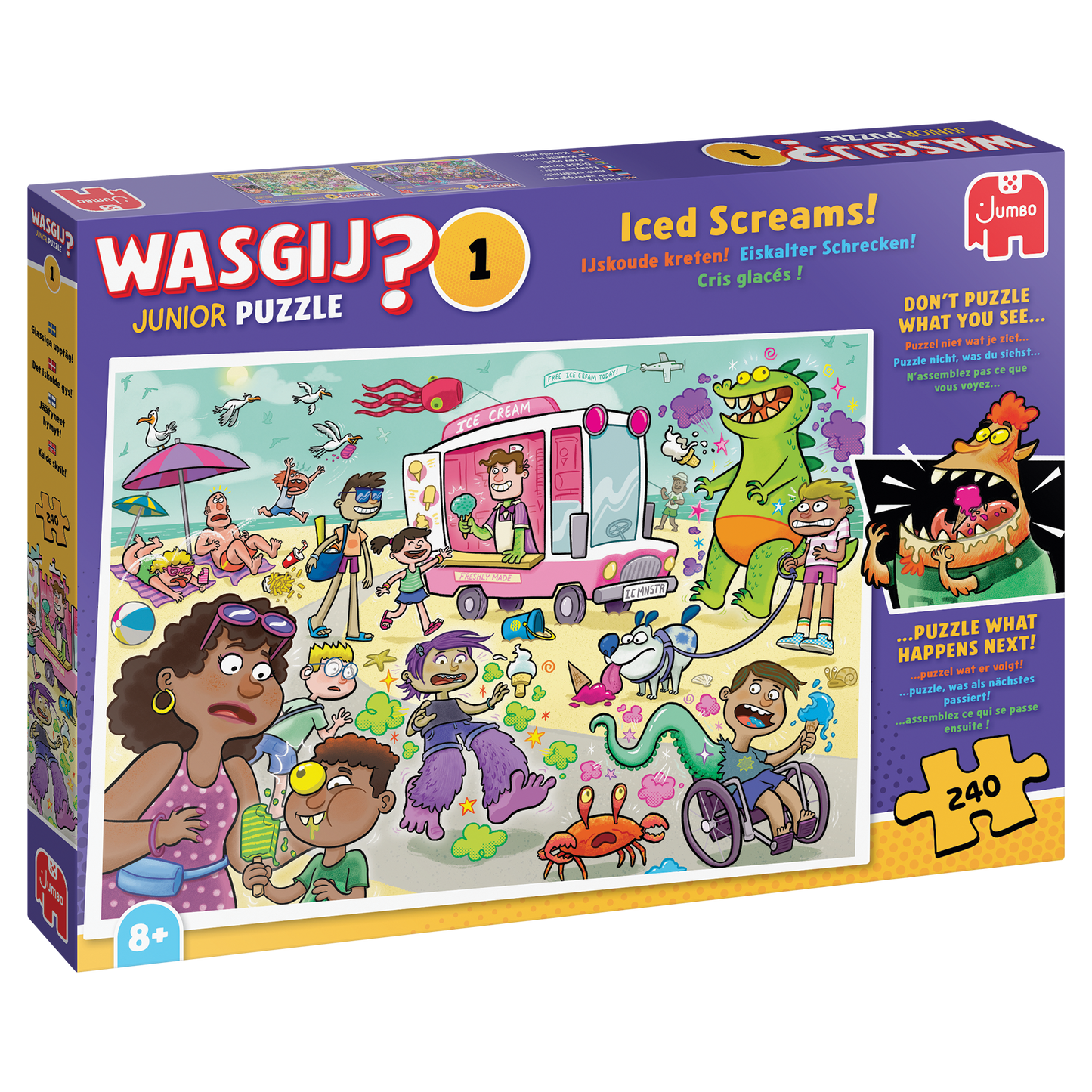 Wasgij Junior 1 Iced Screams 240 Piece Jigsaw Puzzle