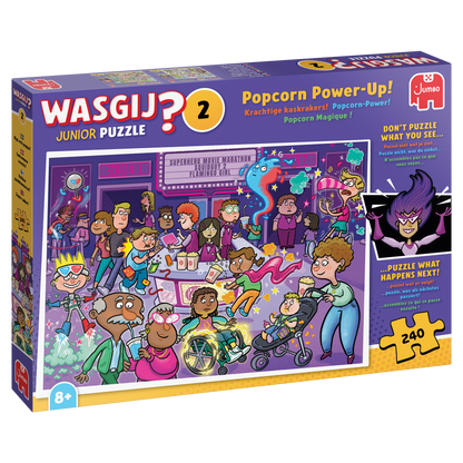 Wasgij Junior 2 Popcorn Power-Up's 240 Piece Jigsaw Puzzle