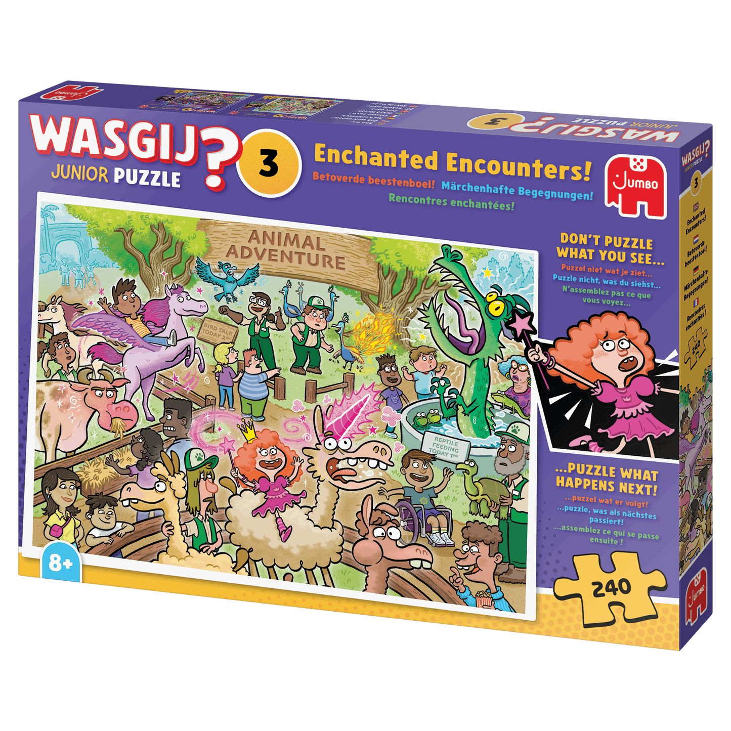 Wasgij Junior 3 Enchanted Encounters 240 Piece Jigsaw Puzzle