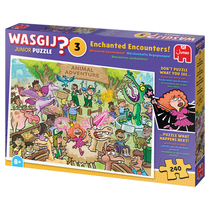 PRE-ORDER Wasgij Junior 3 Enchanted Encounters 240 Piece Jigsaw Puzzle