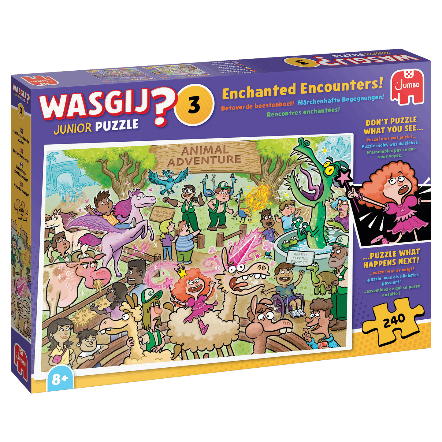 Wasgij Junior 3 Enchanted Encounters 240 Piece Jigsaw Puzzle