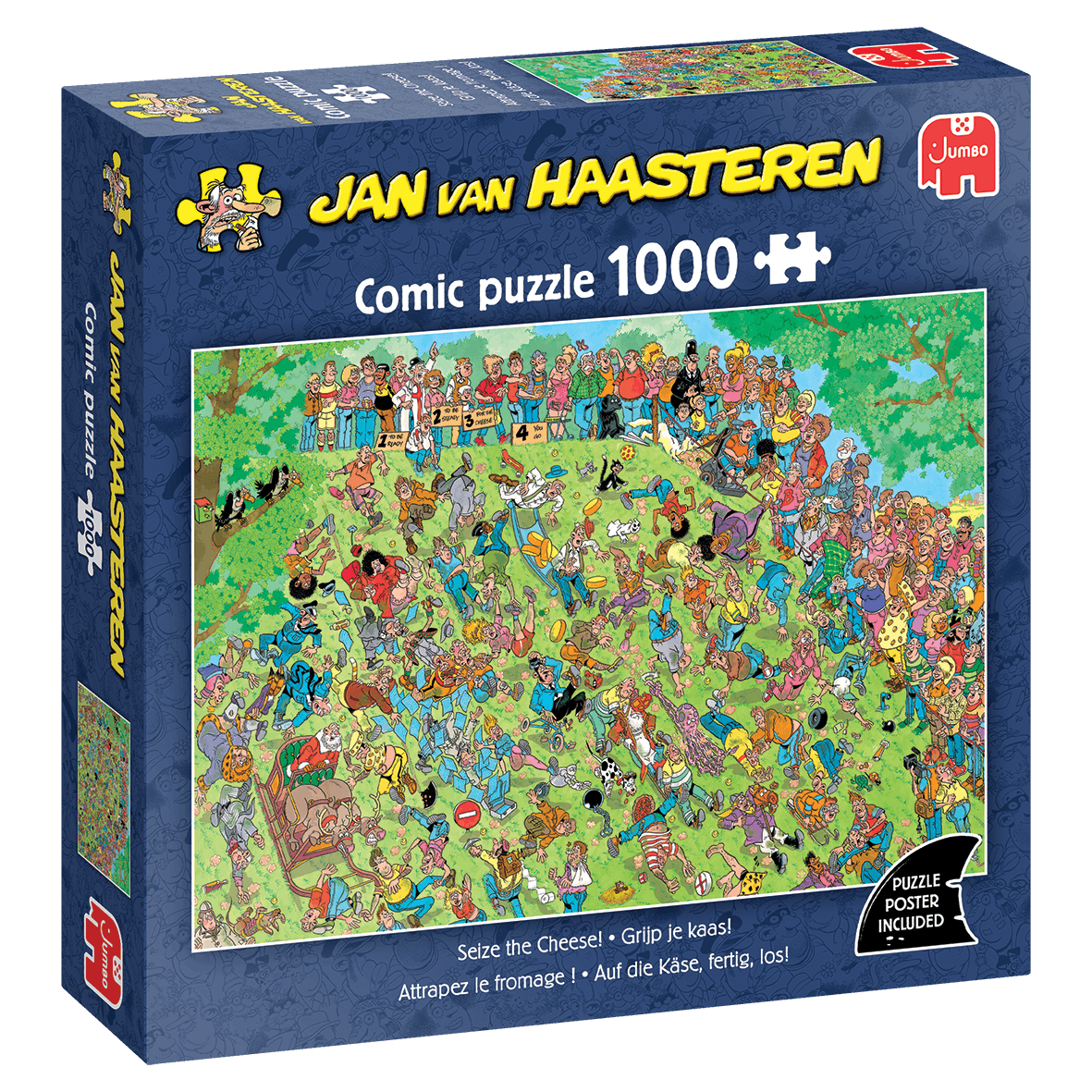Jan Van Haasteren Seize the Cheese 1000 Piece Jigsaw Puzzle