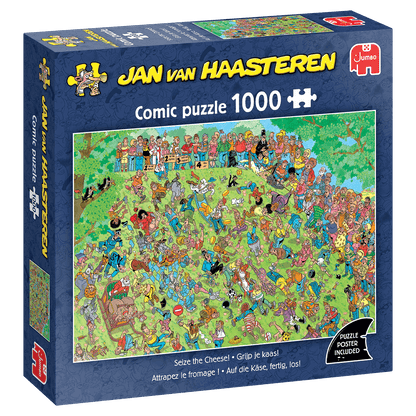 Jan Van Haasteren Seize the Cheese 1000 Piece Jigsaw Puzzle