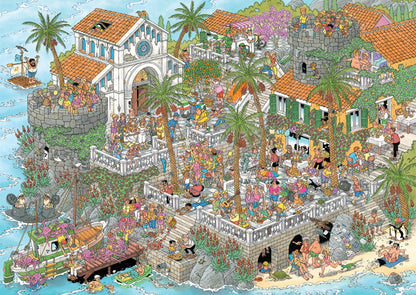PRE-ORDER Jan Van Haasteren Vive La Mediterranean 1000 Piece Jigsaw Puzzle