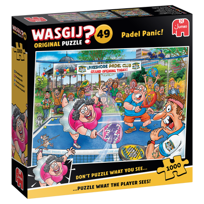 PRE-ORDER Wasgij Original 49 Padel Panic 1000 Piece Jigsaw Puzzle