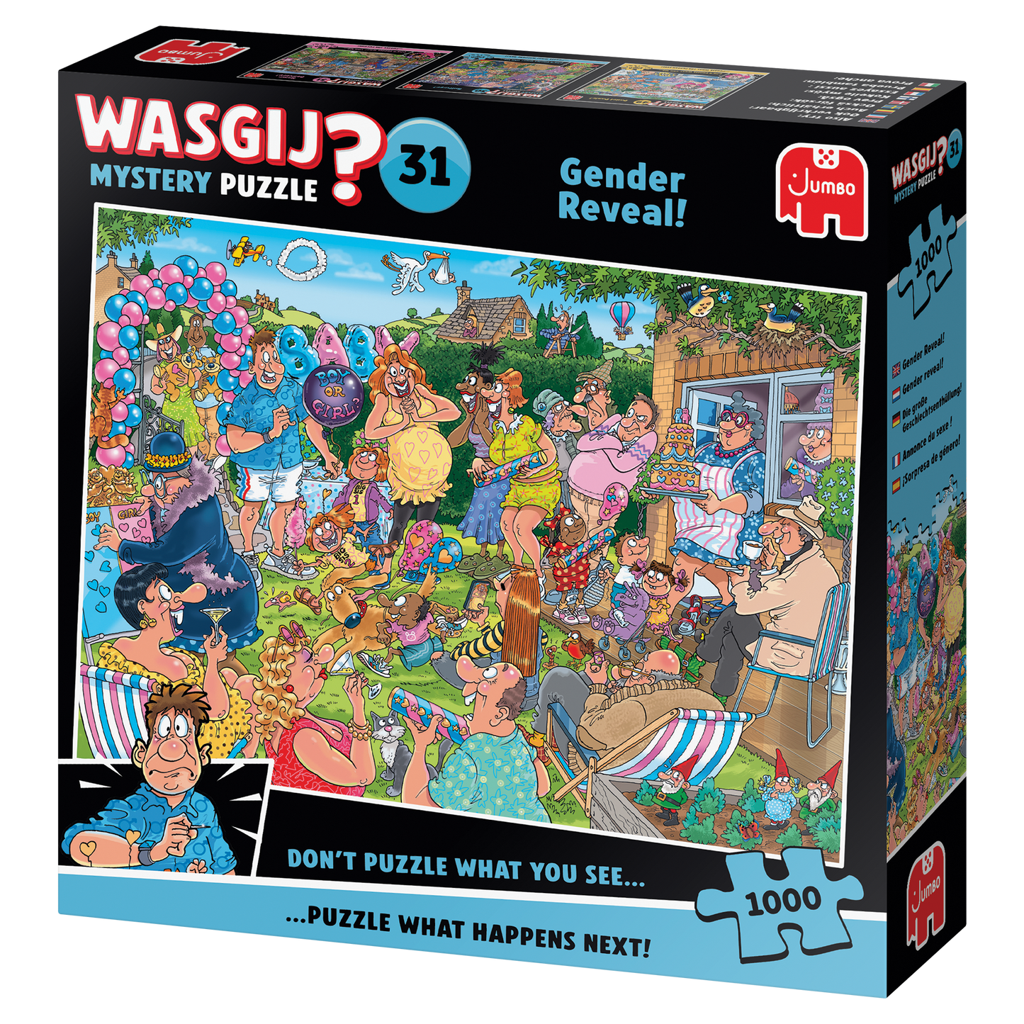 PRE-ORDER Wasgij Mystery 31 Gender Reveal! 1000 Piece Jigsaw Puzzle