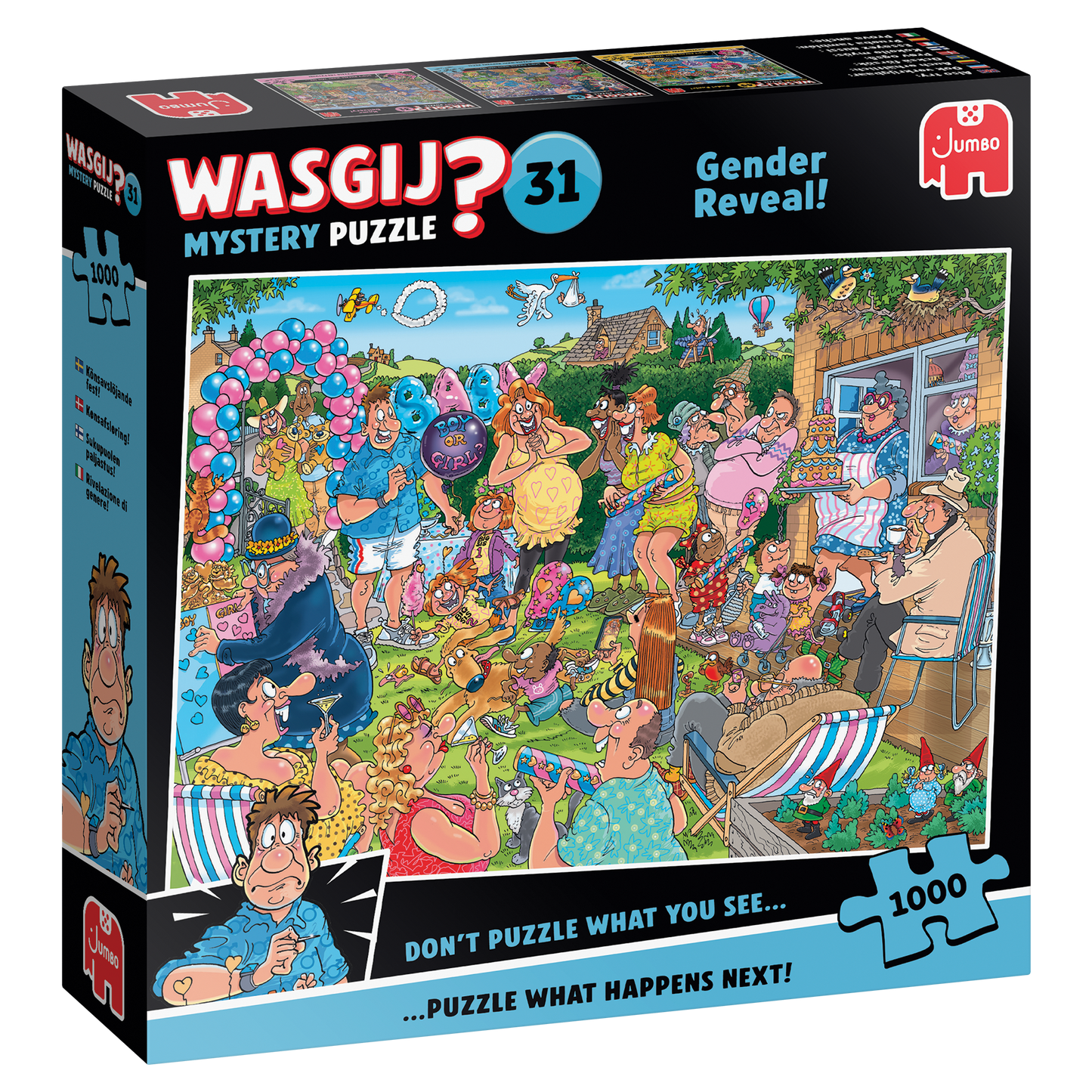 PRE-ORDER Wasgij Mystery 31 Gender Reveal! 1000 Piece Jigsaw Puzzle