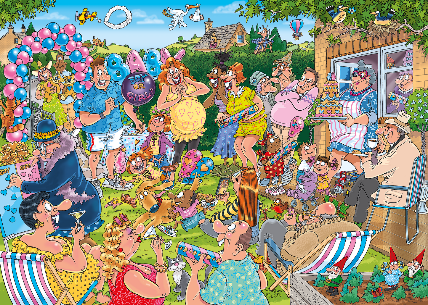 PRE-ORDER Wasgij Mystery 31 Gender Reveal! 1000 Piece Jigsaw Puzzle