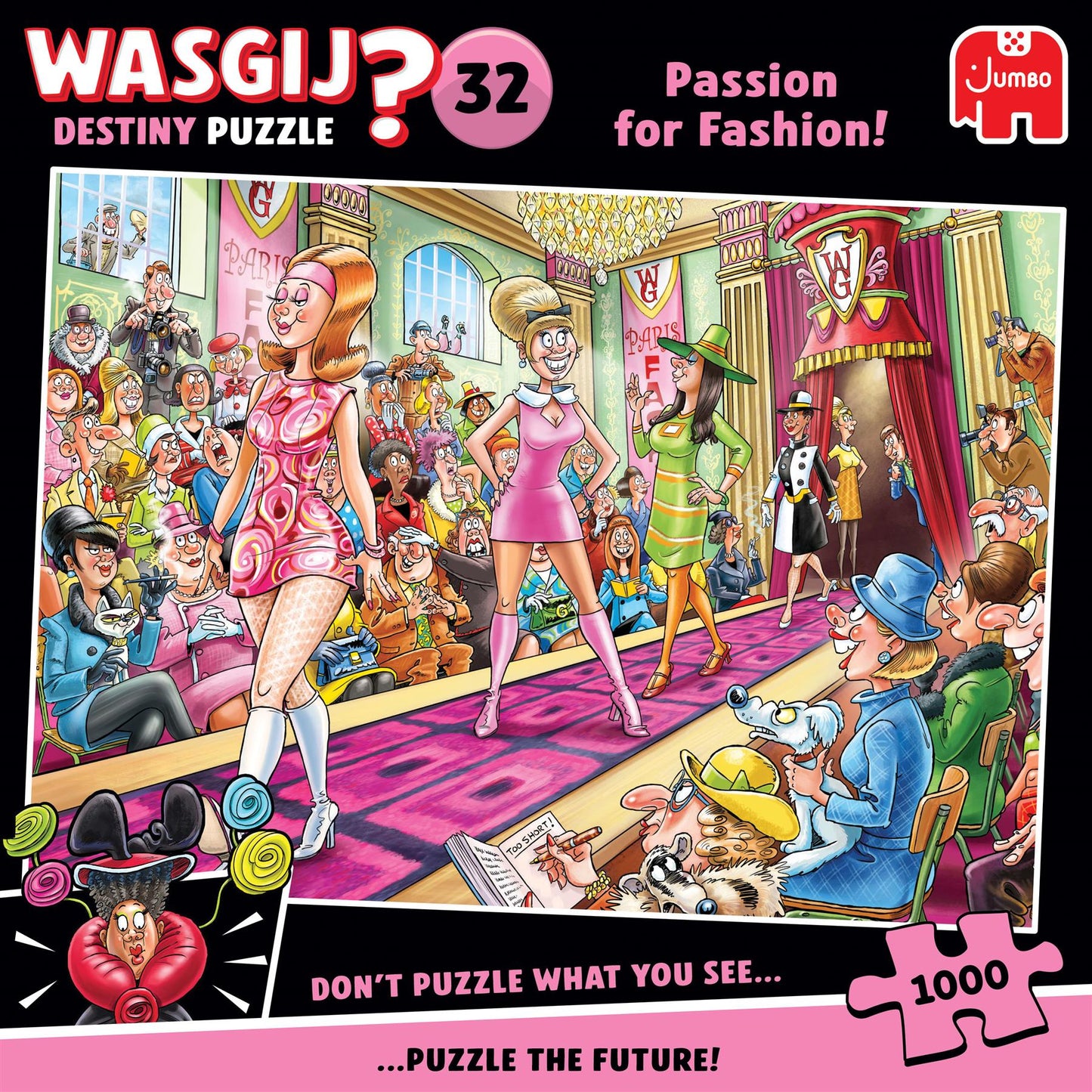PRE-ORDER Wasgij Destiny 32 Passion for Fashion 1000 Piece Jigsaw Puzzle