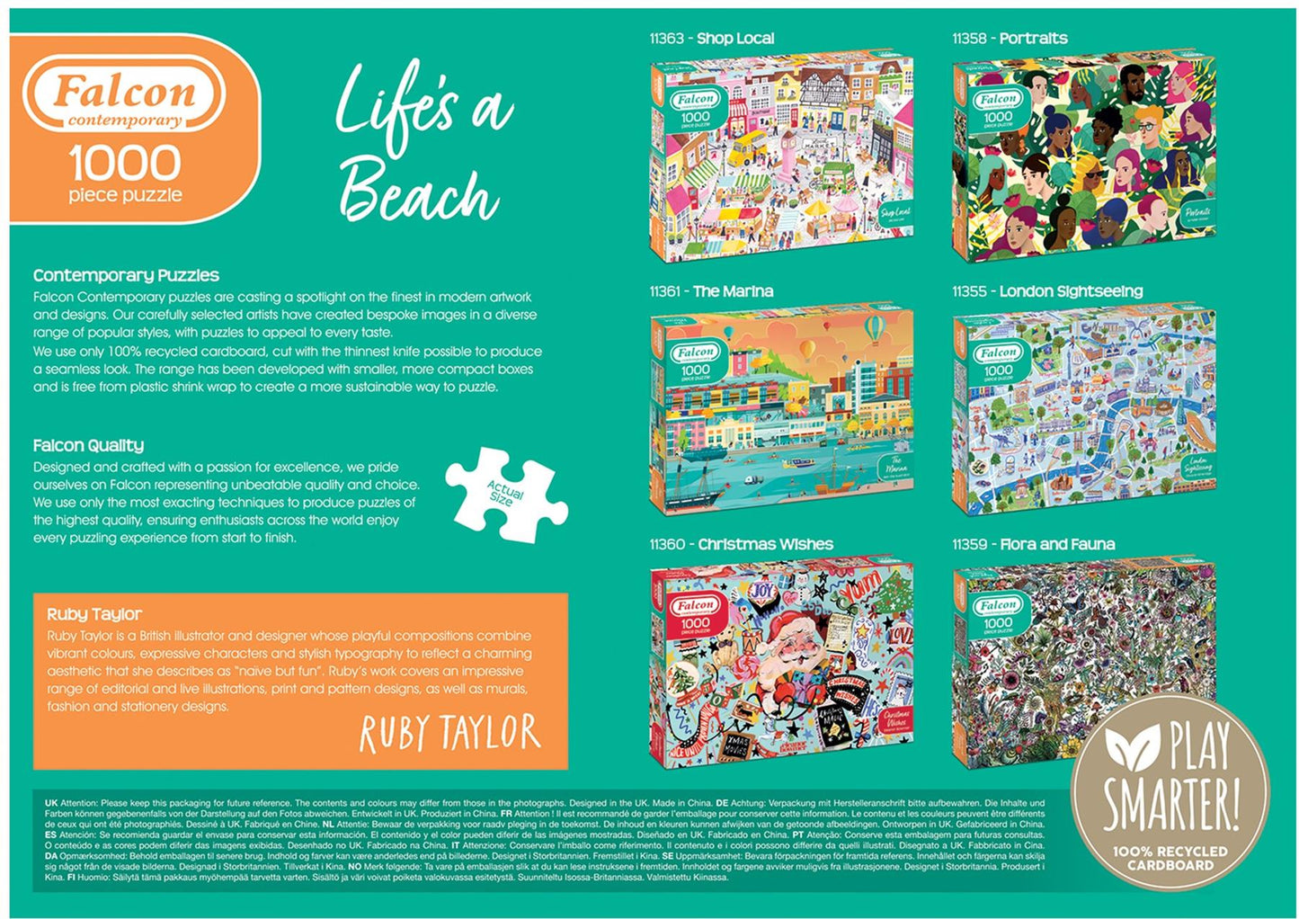 Life's a Beach 1000 Piece Jigsaw Puzzle