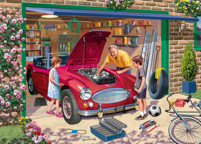 Falcon de luxe Grandads Garage 500XL Piece Jigsaw Puzzle