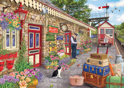 Falcon de luxe Station Blooms 1000 Piece jigsaw Puzzle