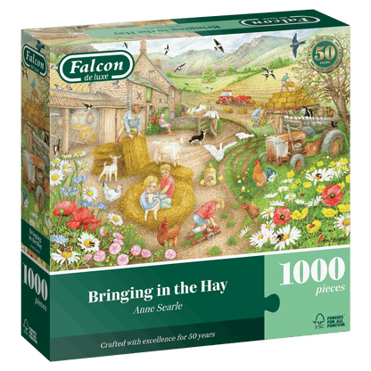 Falcon de luxe Bringing in the Hay 1000 Piece Jigsaw Puzzle