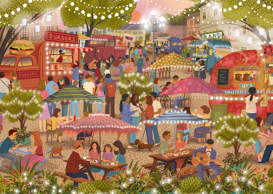Falcon de luxe Foodie Festival 1000 Piece Jigsaw Puzzle