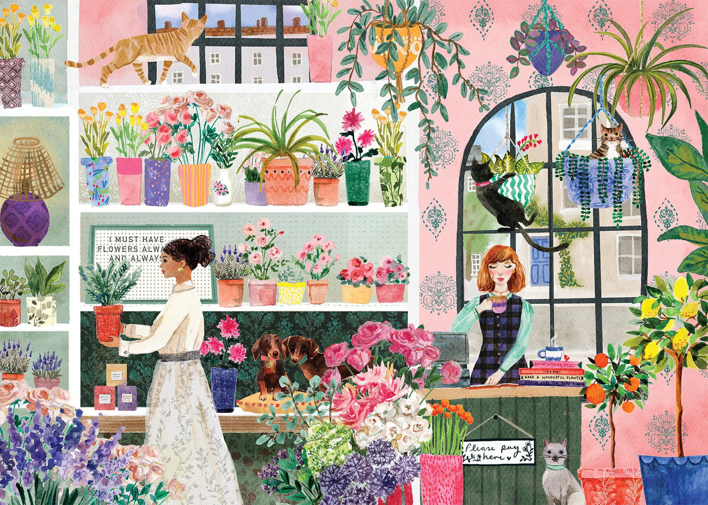 Falcon de luxe The Flower Studio 1000 Piece Jigsaw Puzzle