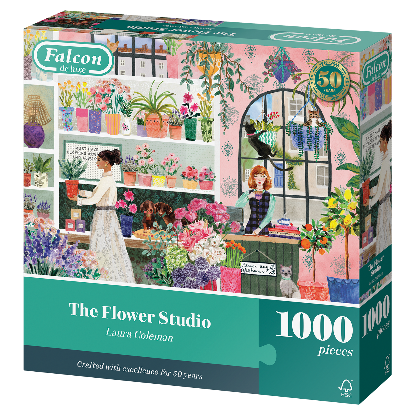 Falcon de luxe The Flower Studio 1000 Piece Jigsaw Puzzle