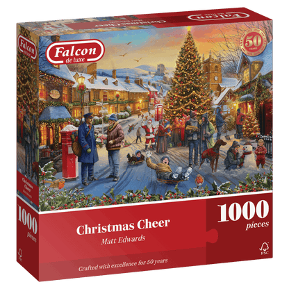 PRE-ORDER Falcon de luxe Christmas Cheer 1000 Piece Jigsaw Puzzle
