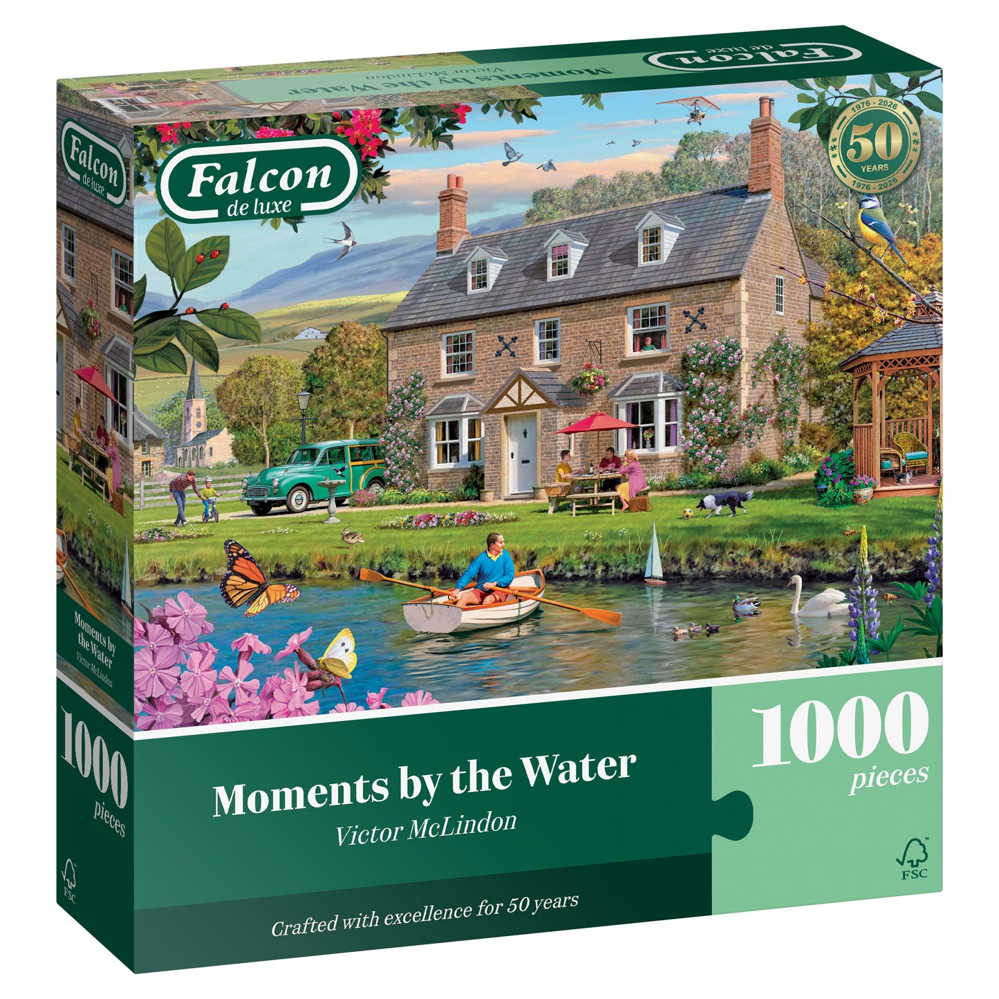 PRE-ORDER Falcon de Luxe Moments by the Water 1000 Piece Jigsaw Puzzle