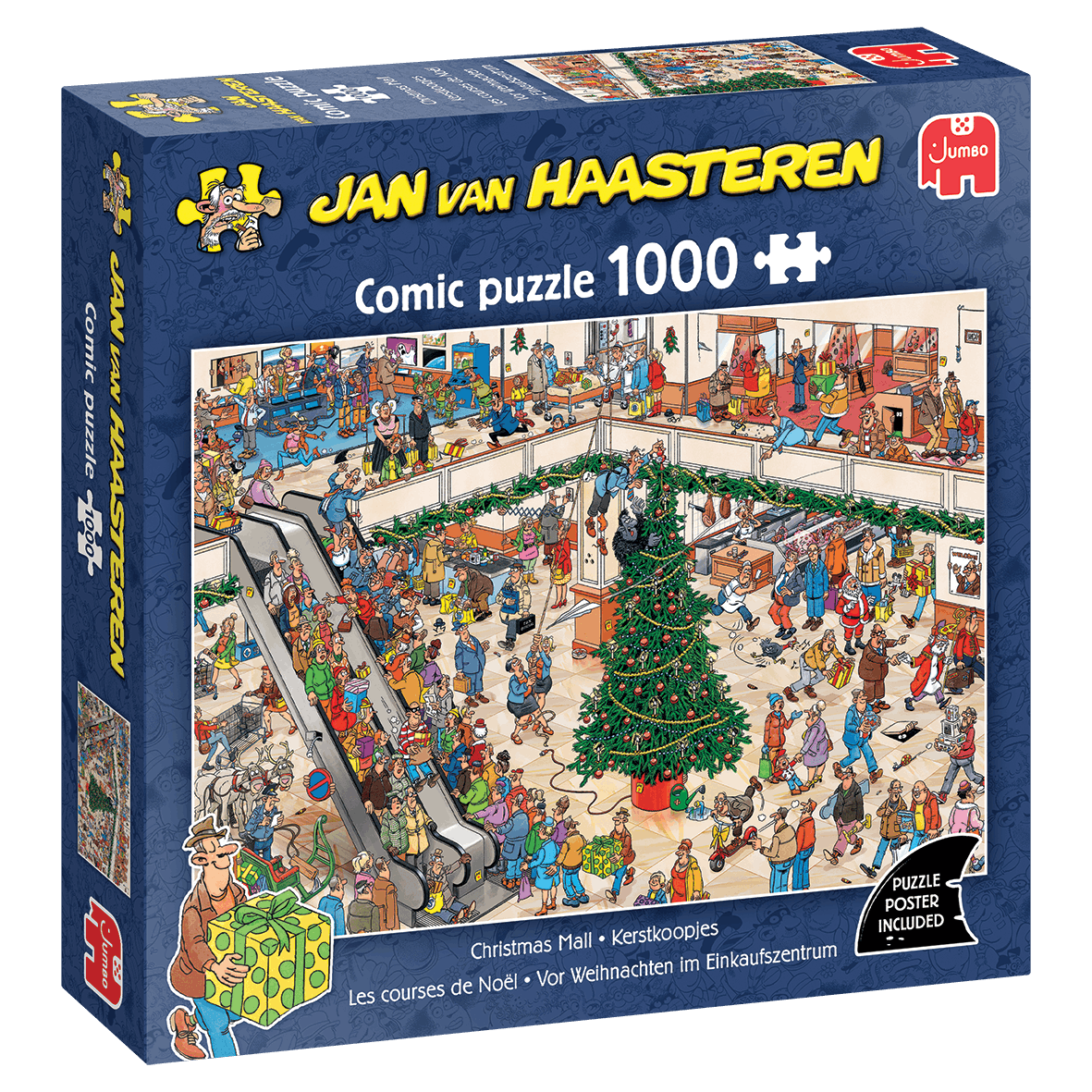 PRE-ORDER Jan Van Haasteren Christmas Mall 1000 Piece Jigsaw Puzzle