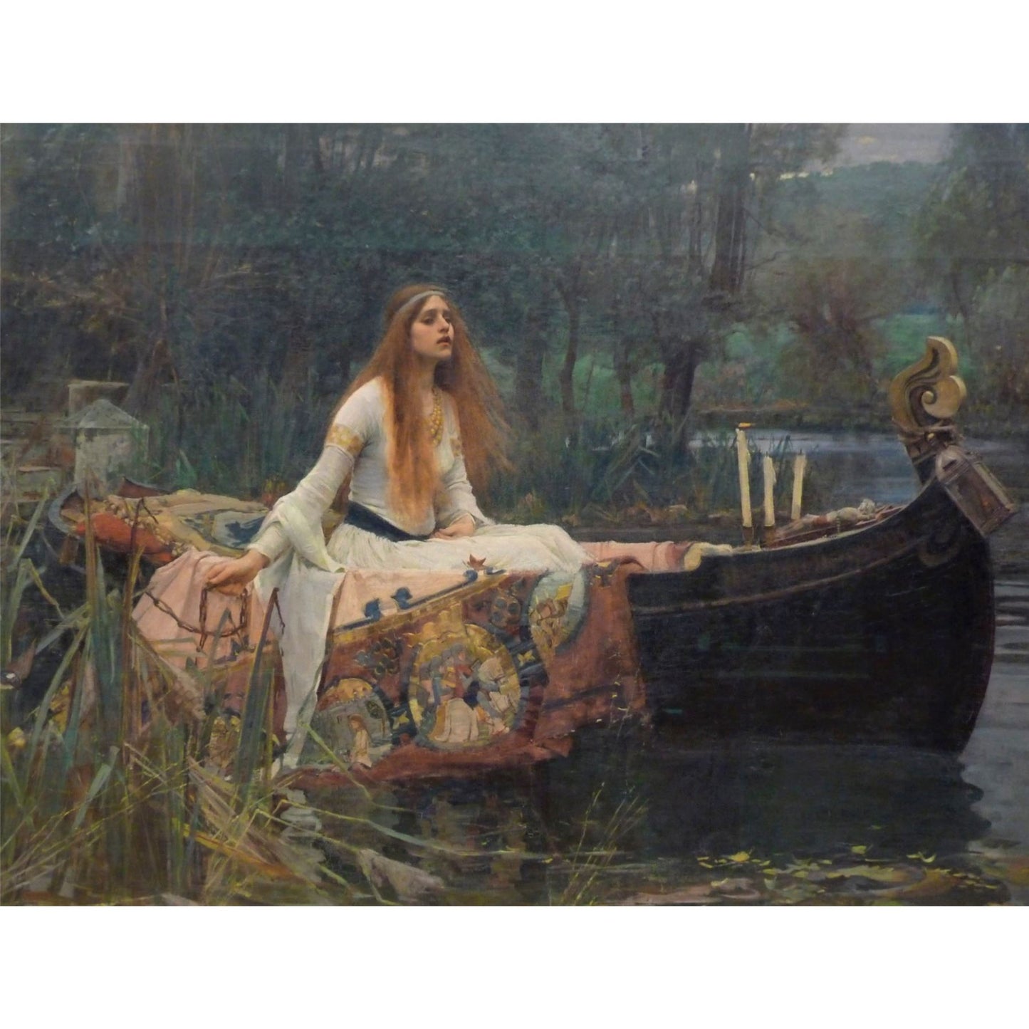 The Lady of Shalott Pre-Raphaelite Fine Art Jigsaw Puzzle by John William Waterhouse