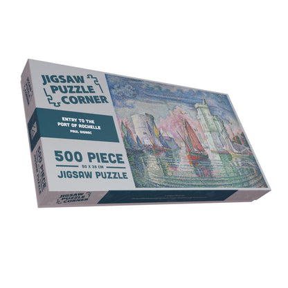 The Port of Rochelle Impressionist Seascape Jigsaw Puzzle by Paul Signac