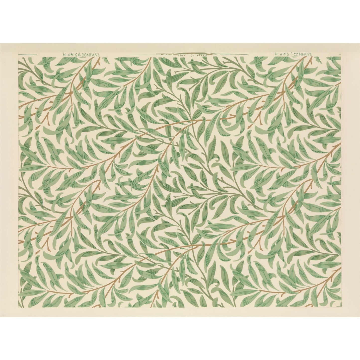 Willow Bough Vintage Floral Pattern Jigsaw Puzzle by William Morris